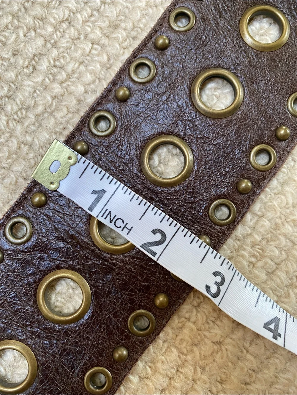 Streets Ahead Genuine Brown Leather Belt